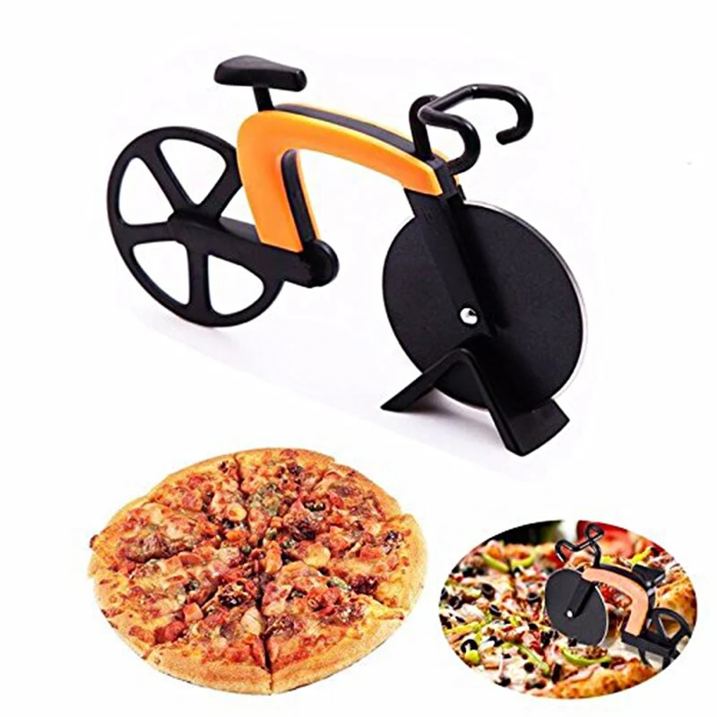 Consistent Premium Bicycle Pizza Slicer And Cutter Rocker Pure