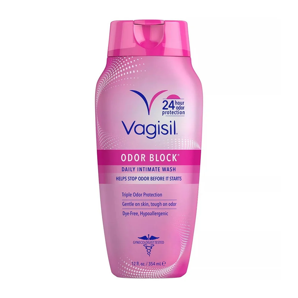 Soft Vagisil Odor Block Daily Intimate Feminine Wash for Women - 12 Oz Authentic