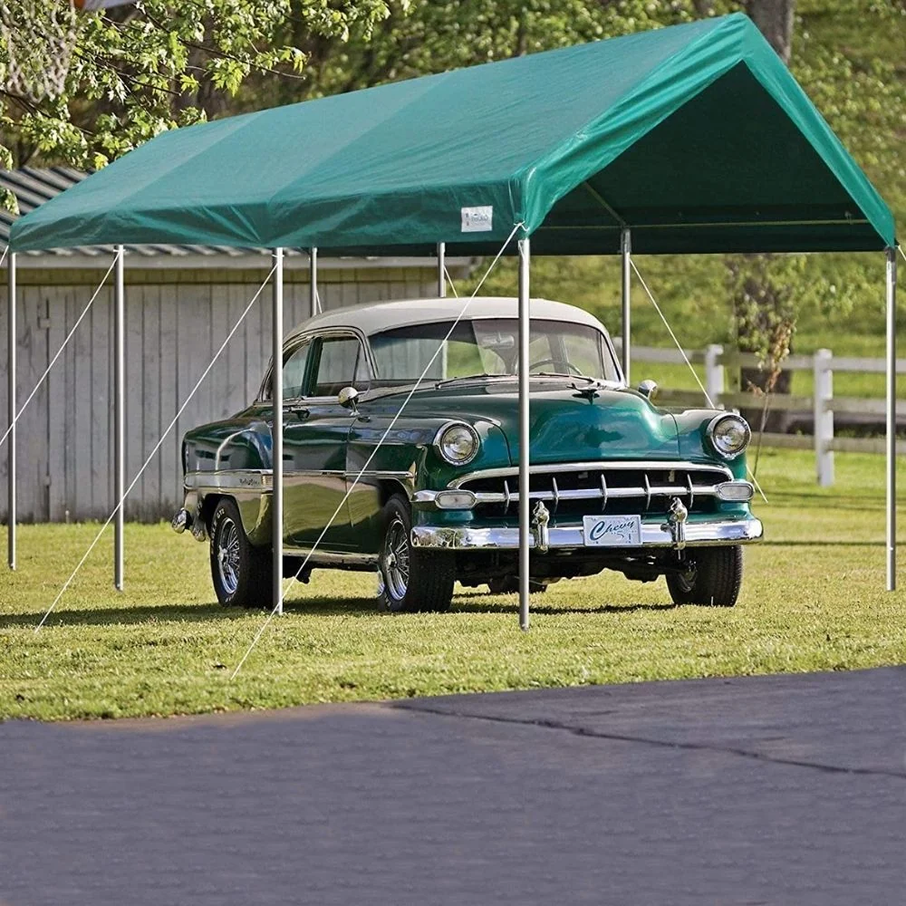 Flexible Heavy Duty Outdoor Tarp Carport Garage Shade Tent Casual