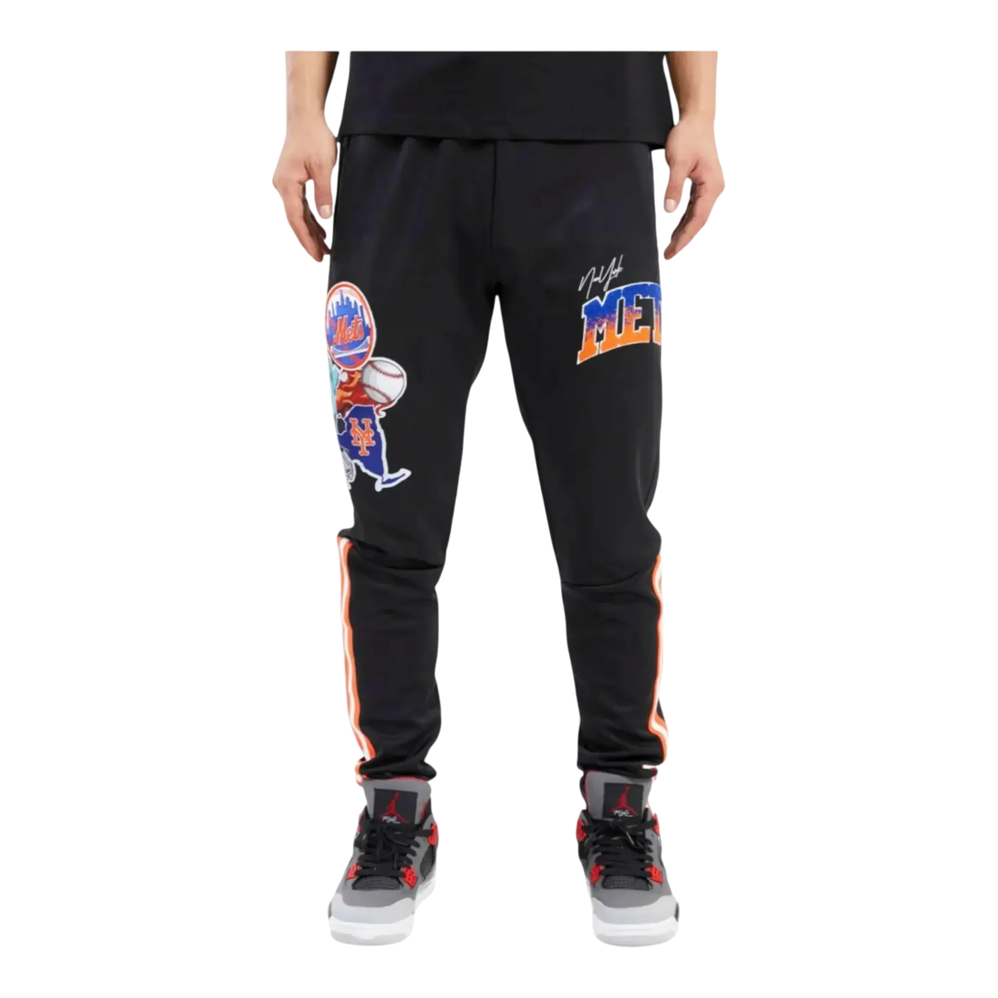 Top-Quality Pro Standard New York Mets Home Town Men Track Pants Black Green