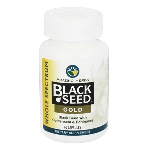 Trusted Herbs Black Seed Gold and Echinacea Capsules 60 Ea Natural