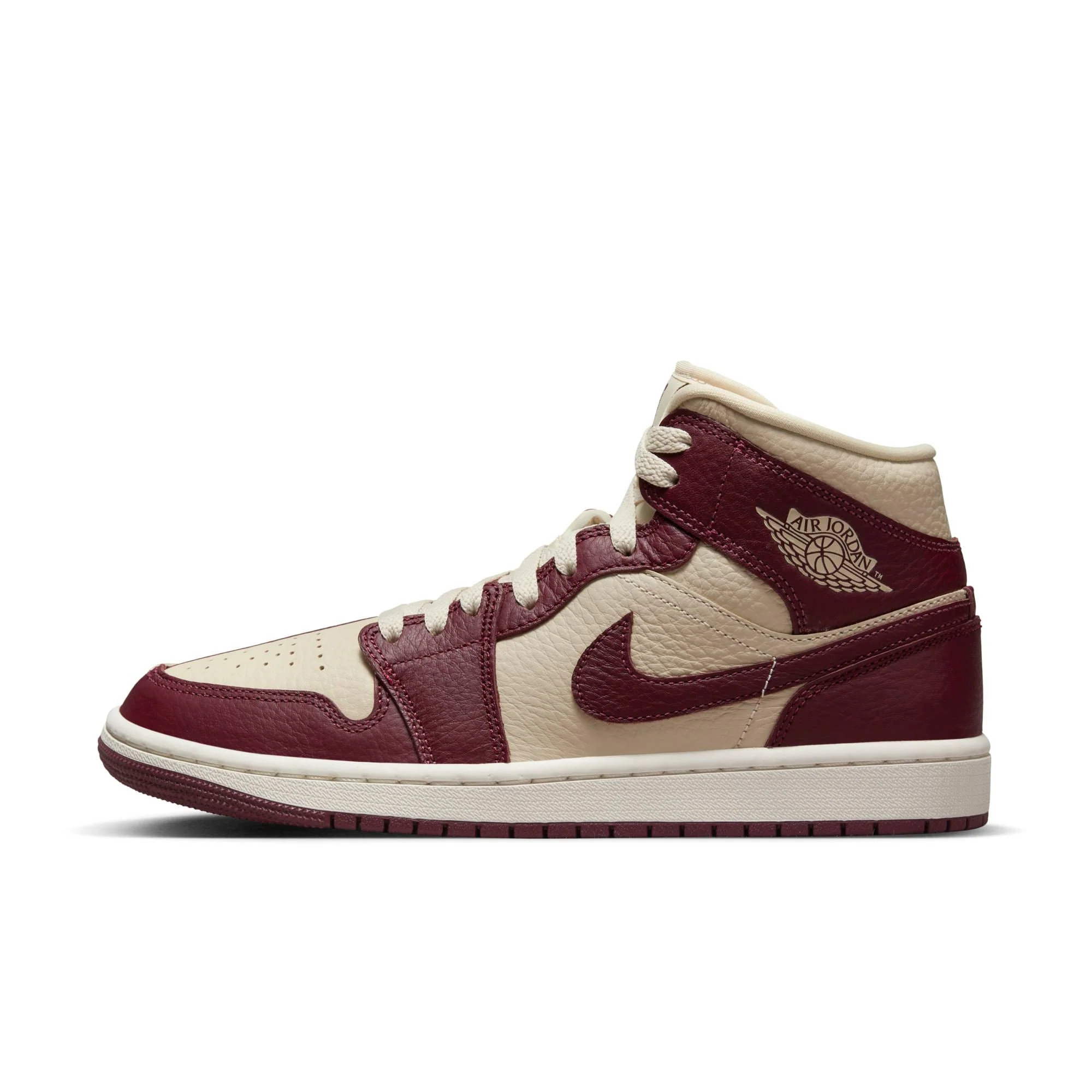 Contemporary Air Jordan Women's Retro 1 Mid Se 'Split Beach Cherrywood Red' Sneakers Selected