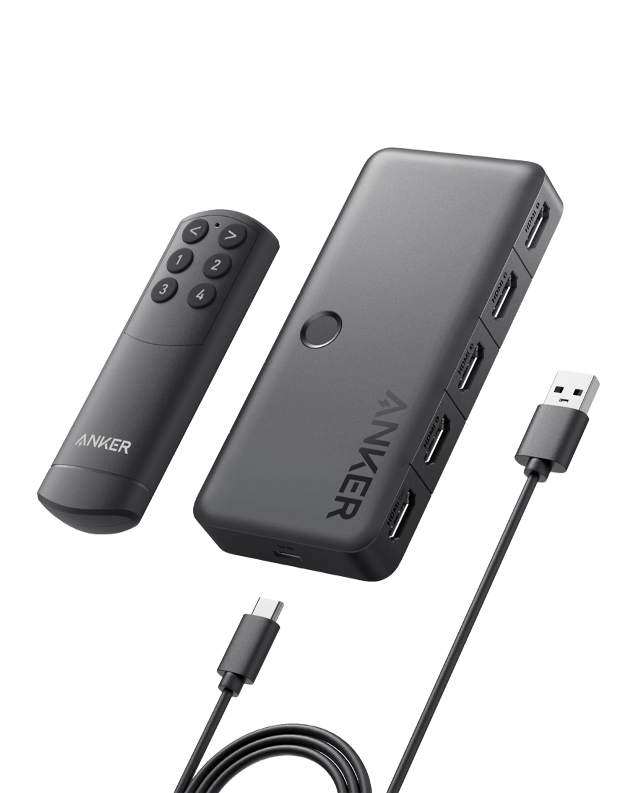 Durable Anker HDMI Switch 4 in 1 Out 4K HDMI High-Performance