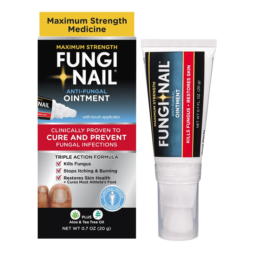 Excellent Fungi Nail Toe and Foot Maximum Strength Anti-Fungal Lasting Ointment 0.7 oz Convenient
