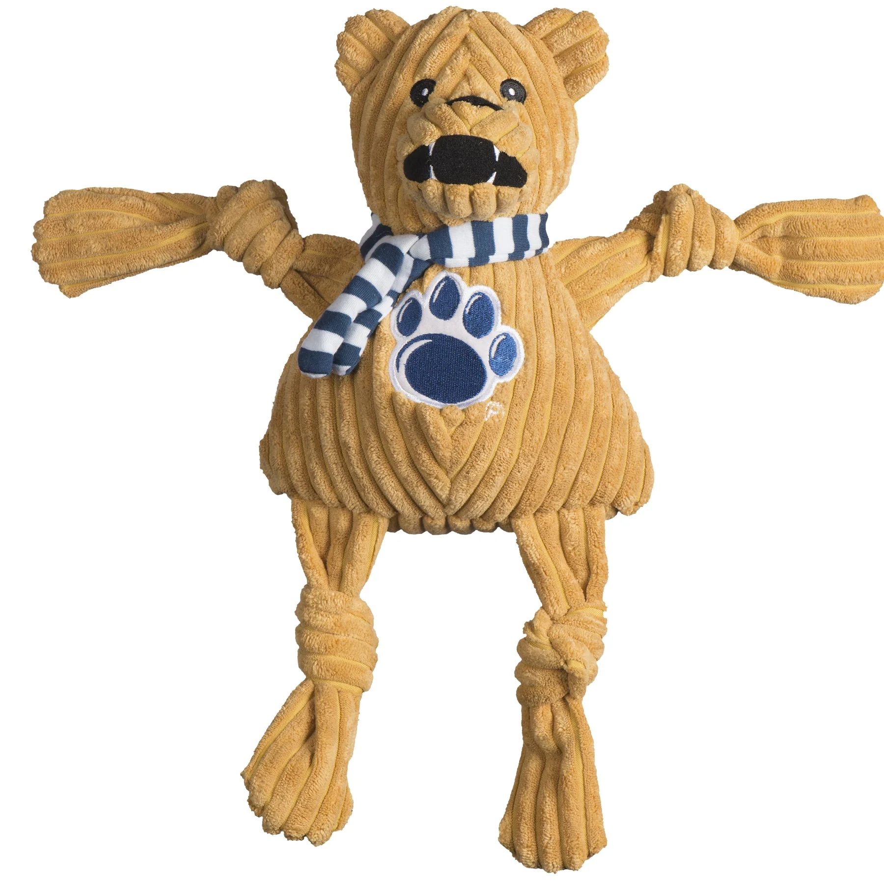 Easy-to-Use NCAA Penn State University Nittany Lion Knottie® Plush Dog Toy Breathable