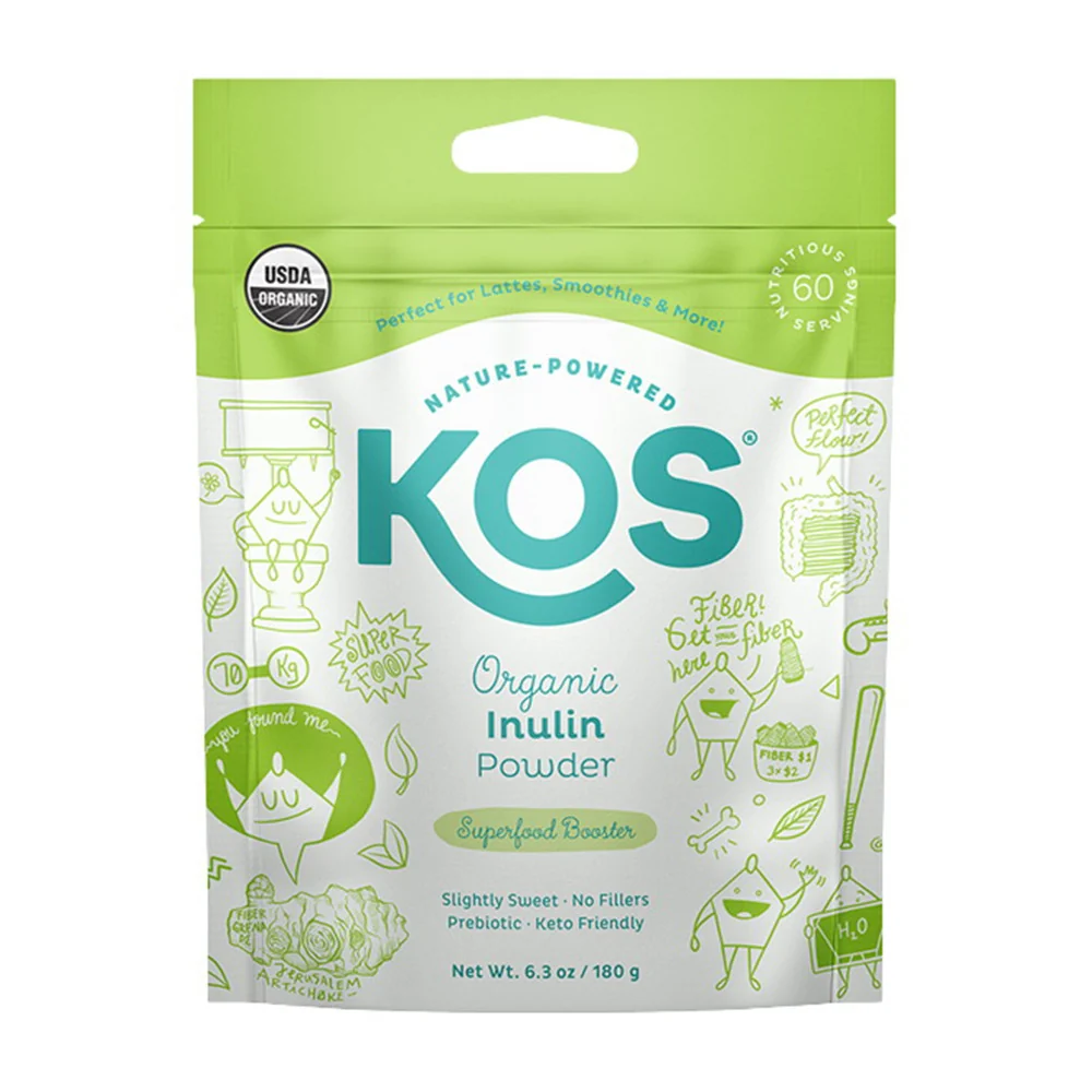 Traditional Kos Organic Inulin Powder 6.3 Oz Flexible