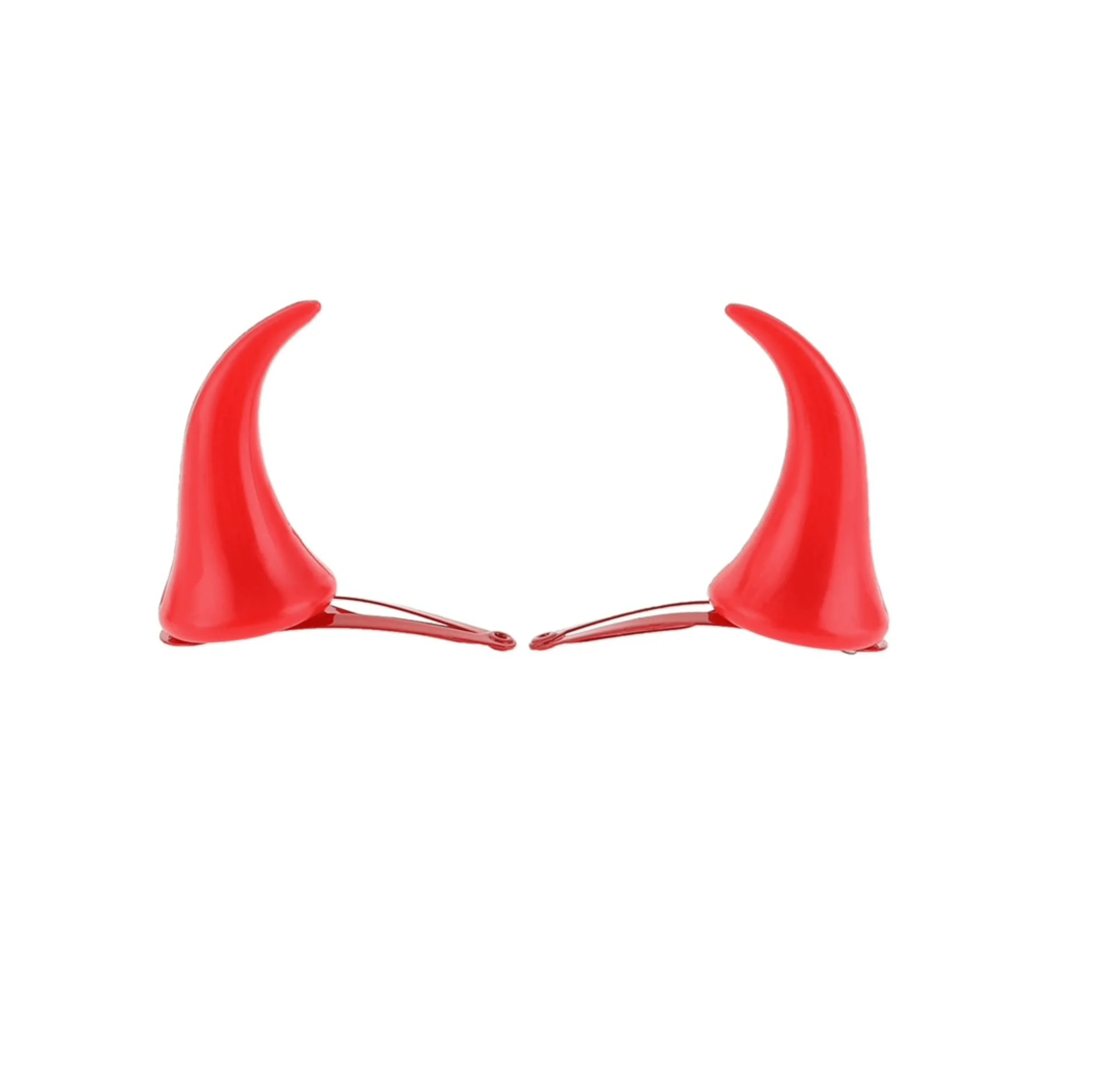 Proven Cheeky Devil Red Horn Hair Clips Fast