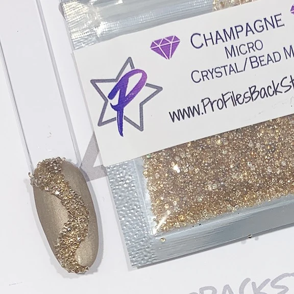 Classic Micro Crystal Bead Mix Champagne Green