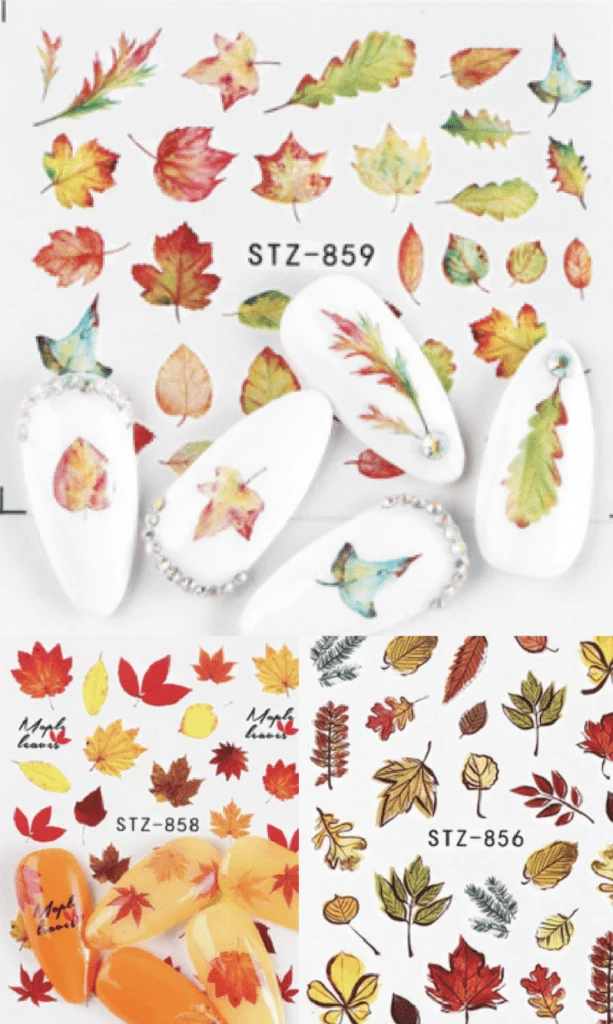 Environmentally Friendly Fall Leaf Slider Set - 3pc Optimized