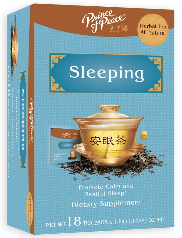 Convenient Prince of Peace Herbal Tea All Natural Sleeping Supplement Tea Sachets 18 Ea Certified
