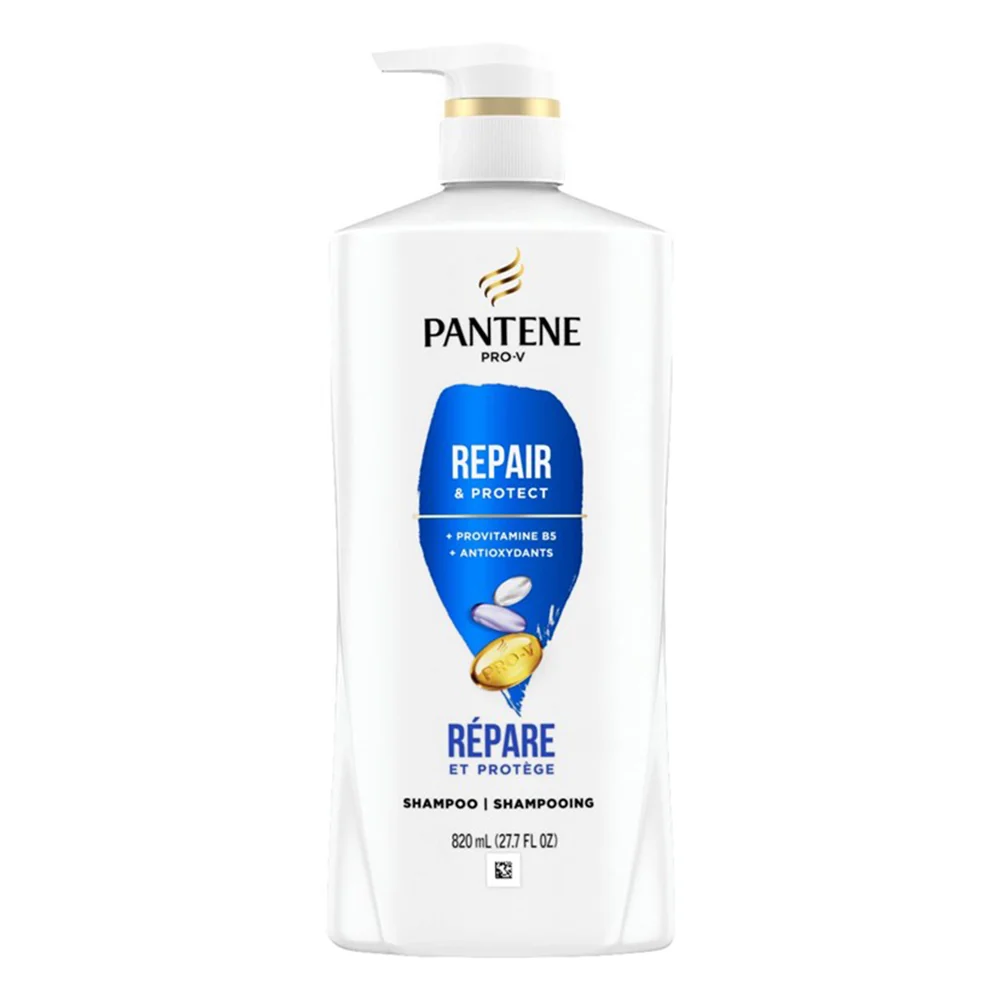 Smart Pantene Shampoo Repair and Protect Antioxydants Color Safe System Nutrient Rich Parabens 27.7Oz 820ml Original Design