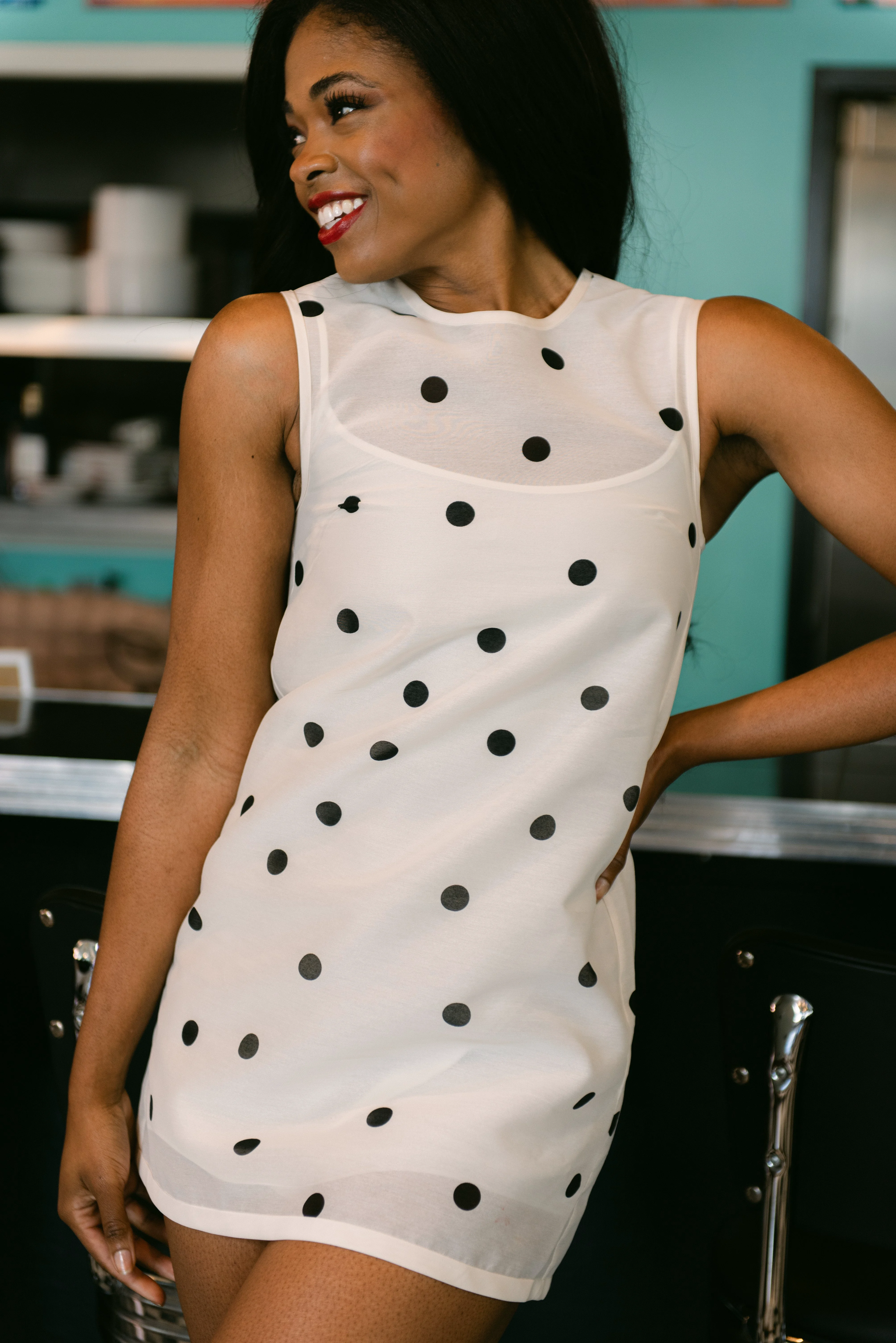 Soft Alexis Zilez Dress in White Blaak Unique
