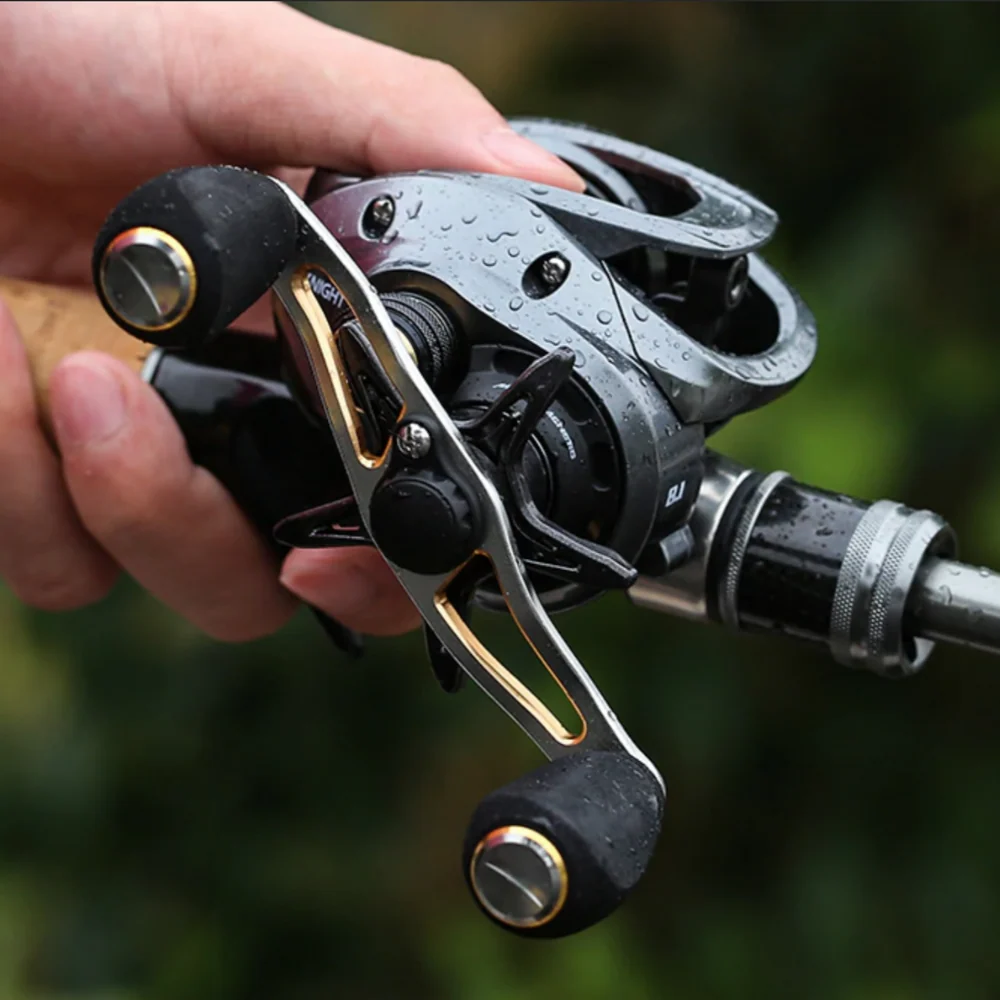 High-Performance Premium Baitcaster Fisher Reel - Silver Smart