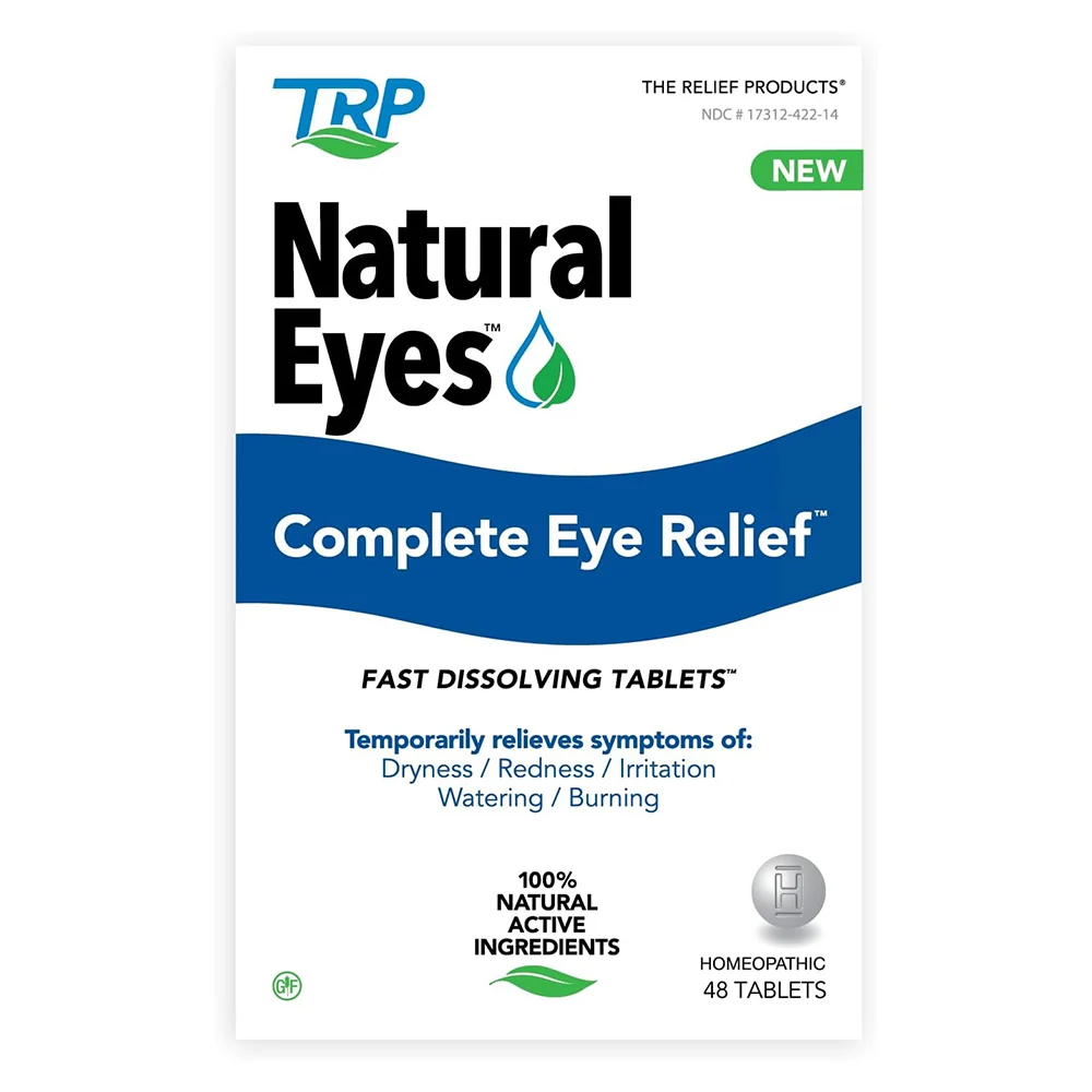 Carefully Designed The Relief Products Complete Eye Relief Fast Dissolving Tablets 48Ea Reusable