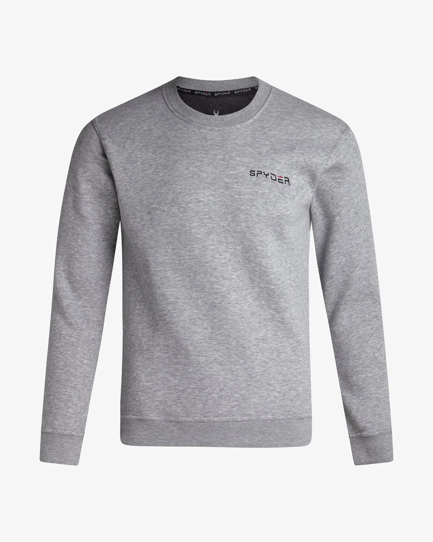 Luxury Men's Fleece Crew - Light Grey Heather Expertly Made