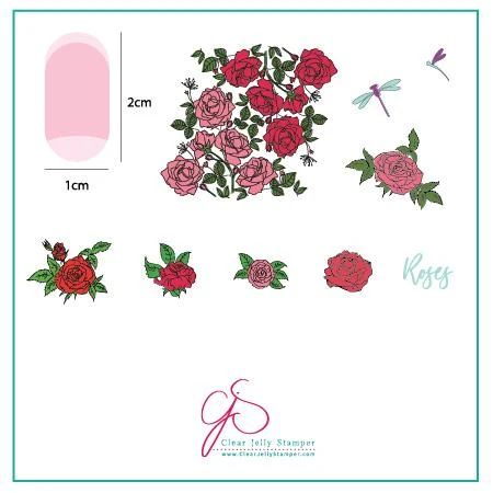 Professional Painting the Roses Red CjS-112 - CJS Small Stamping Plate Unique