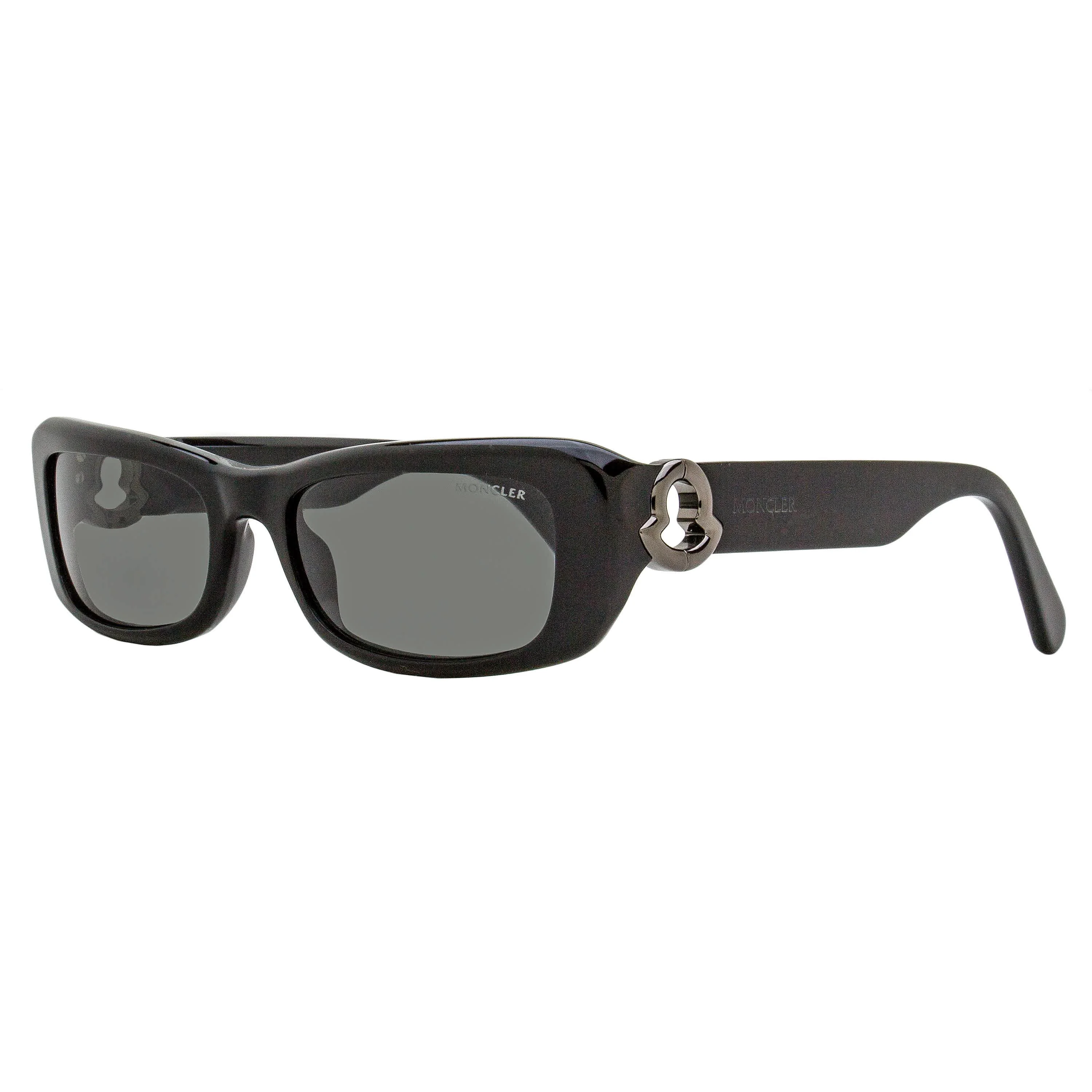 Verified Moncler Minuit Sunglasses ML0245 01A Black 55mm Original Design