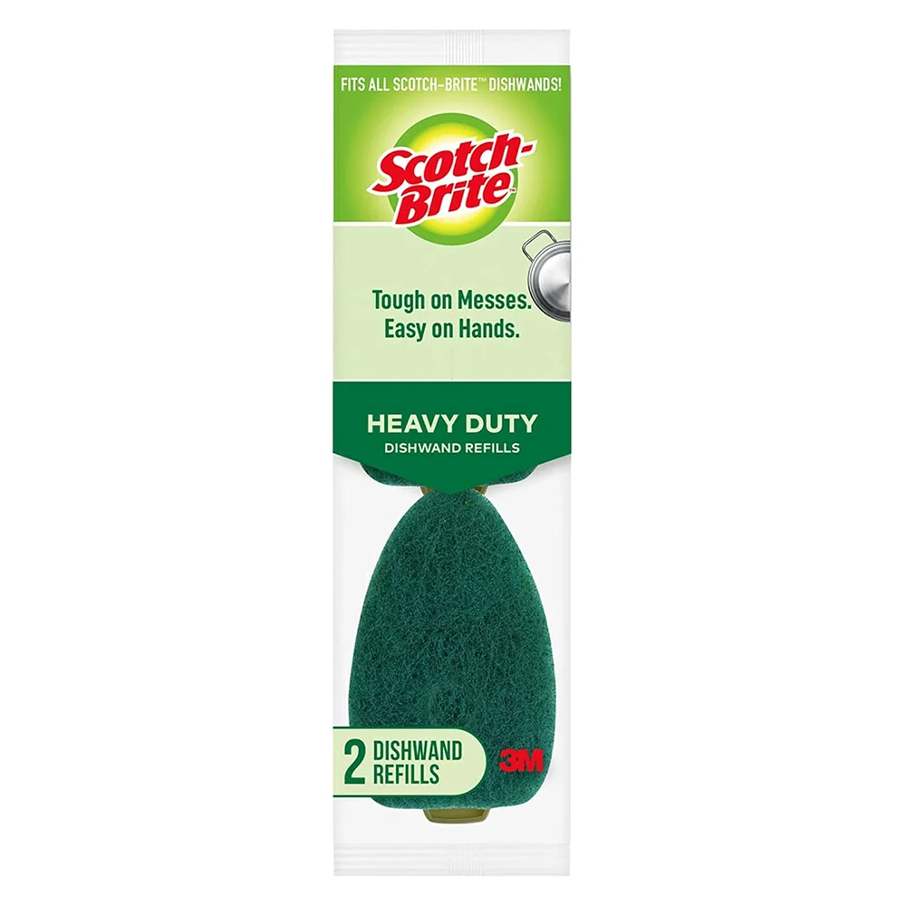 Traditional Scotch Brite Heavy Duty Dishwand 2 Refills Keep Your Hands Out of Dirty Water 1 Ea Authentic