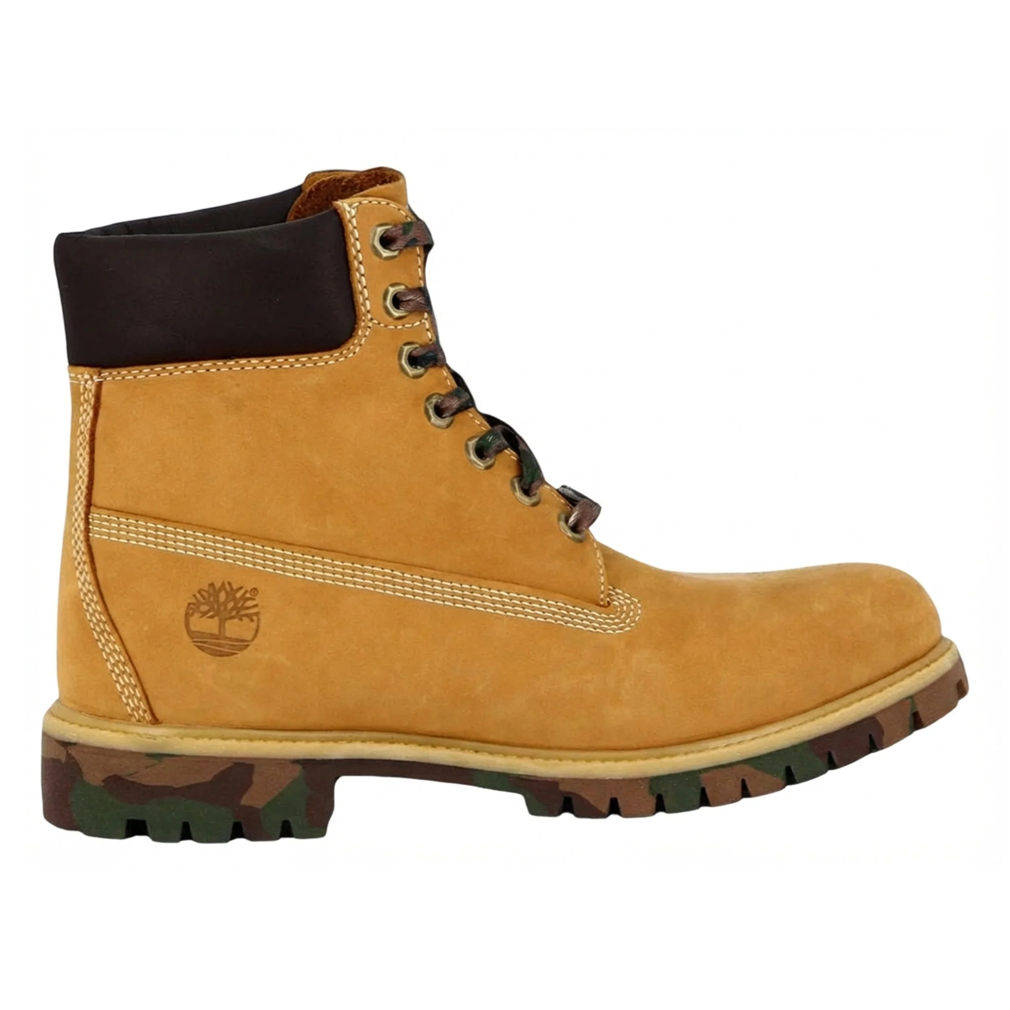 Fast Timberland Men's 6In Premium Boot Wheat Camo Wide Boots Safe