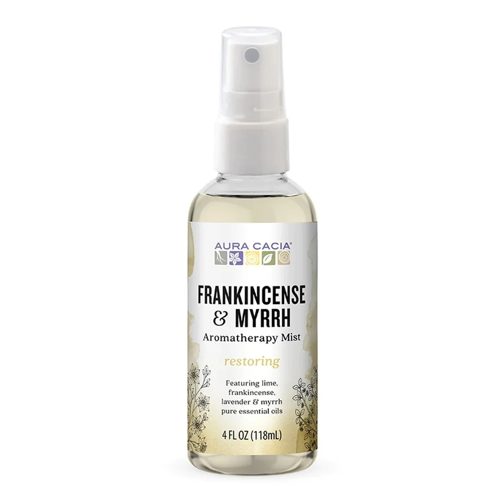 Consistent Aura Cacia Aromatherapy Frankincense and Myrrh Mist Pure Essential Oils 4 Oz Premium Material