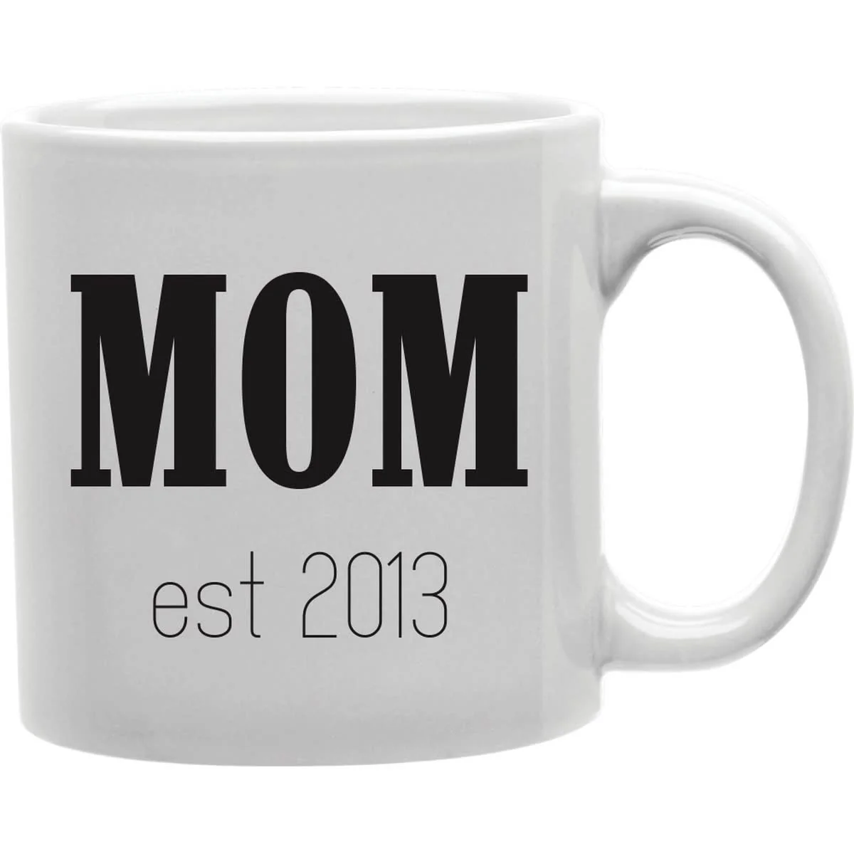 Stylish Imaginarium Goods Mom Est 2013 Coffee And Tea Ceramic Mug Easy-to-Use
