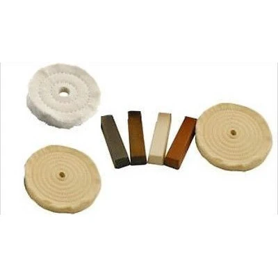 Fast Buffing Wheel Compound Kit for 6 Bench Grinder Secure