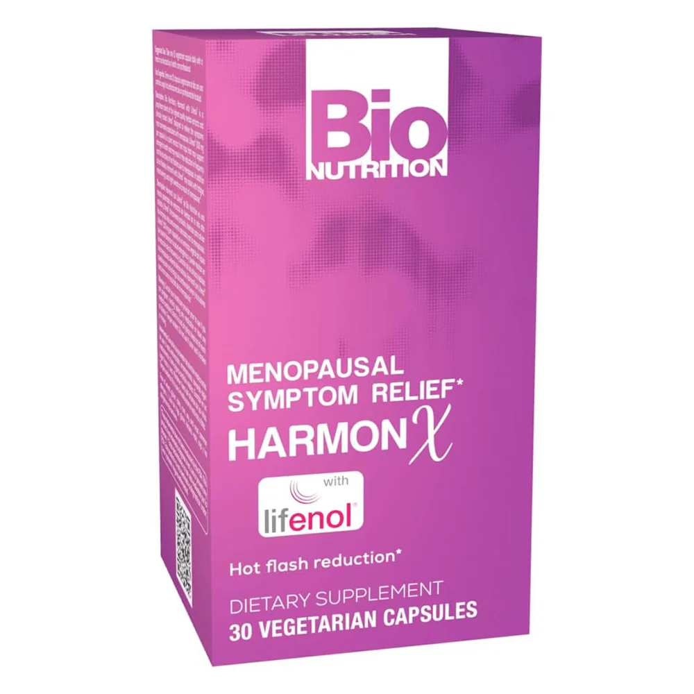 Sustainable Bio Nutrition HarmonX with Lifenol 400 mg Dietary Supplement Vegetarian Capsules 30Ea Elegant