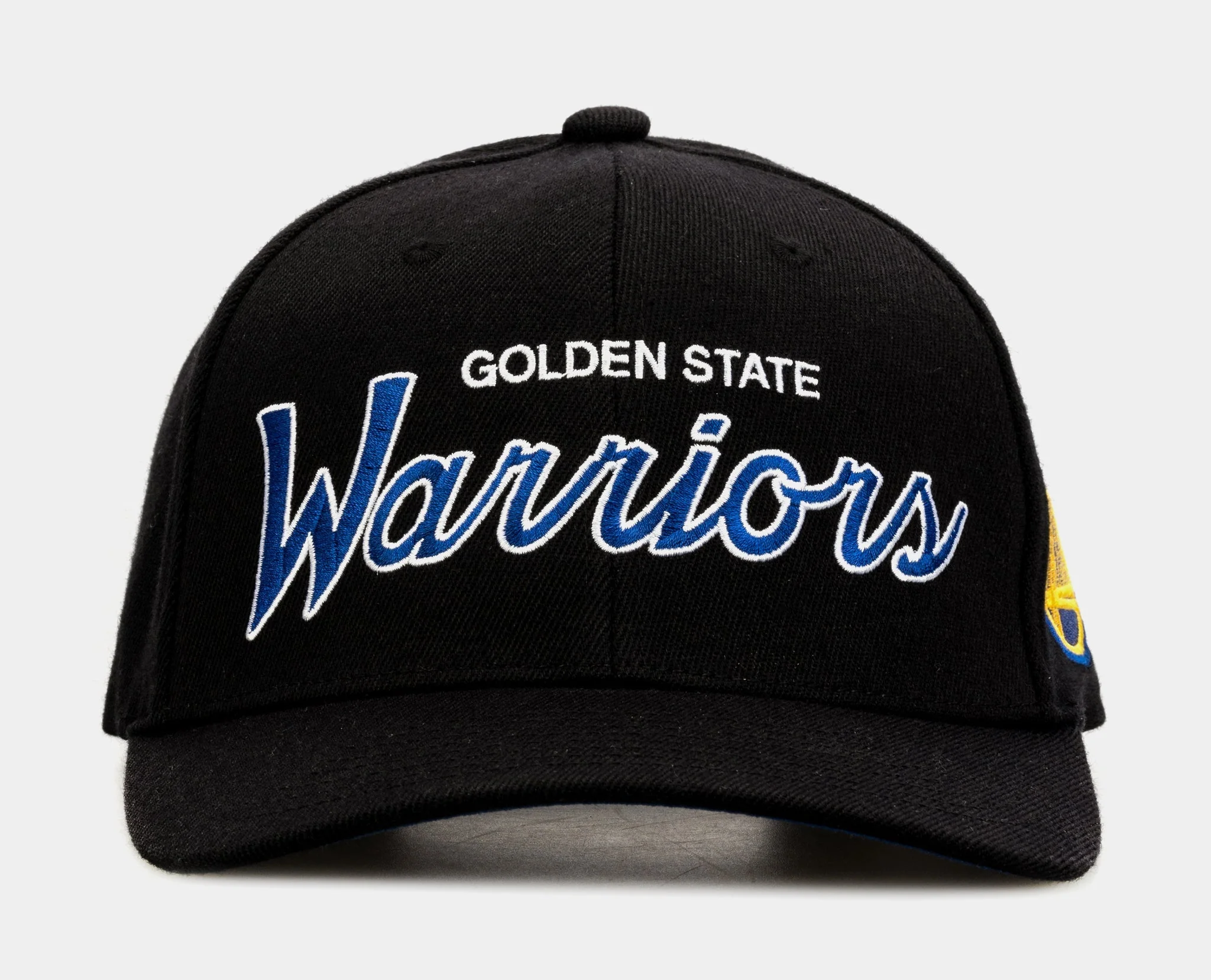 Top-Quality Mitchell Ness Men's NBA Team Script 2.0 Stretch Snapback Warriors Snapback Caps Premium