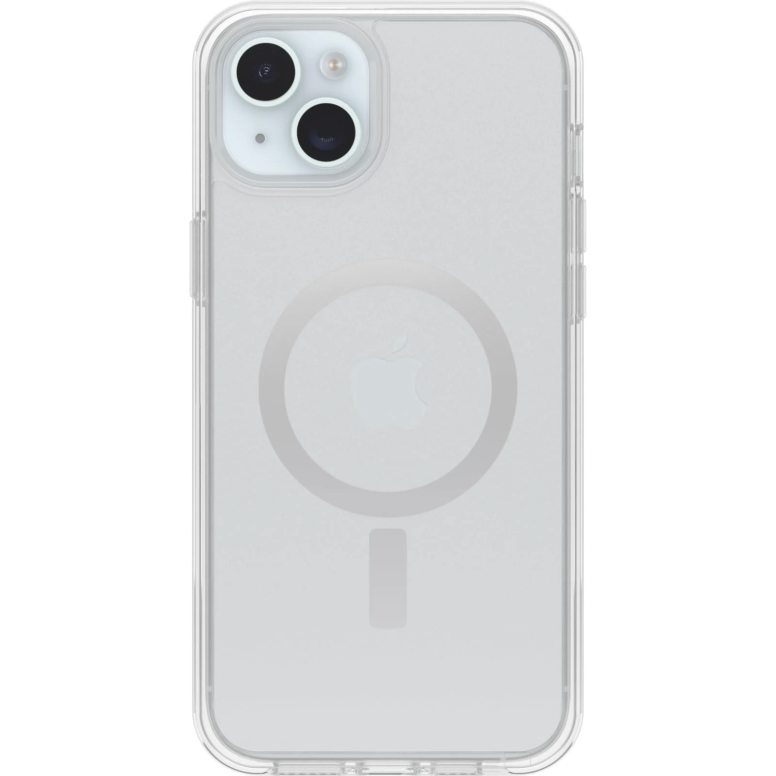 Functional OtterBox iPhone 15 Plus and iPhone 14 Plus Symmetry Series Clear Case - Clear Snaps to MagSafe Ultra-Sleek Raised Edges Protect Camera Screen Modern