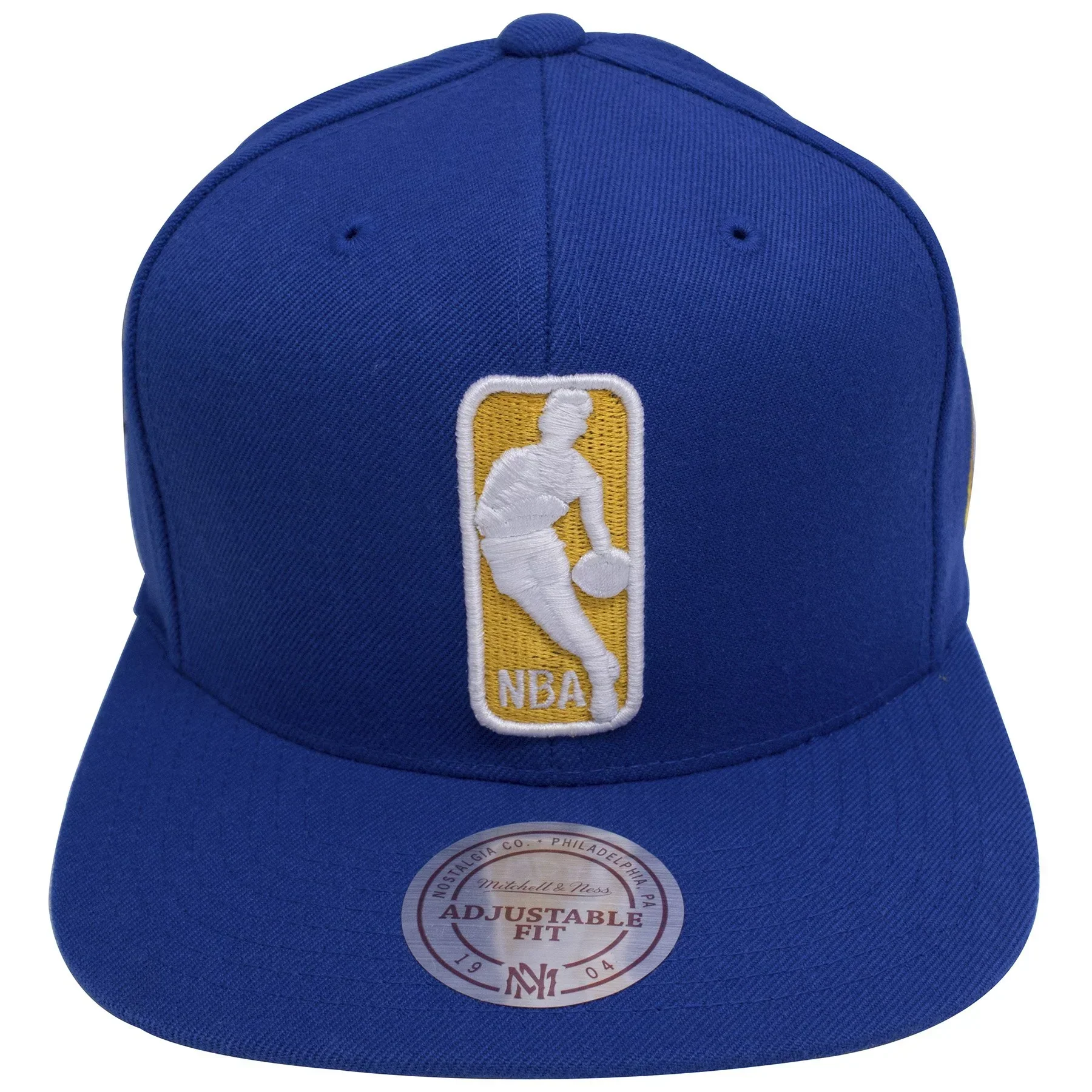 Clean Mitchell Ness Men's NBA Golden State Warriors The League Snapback Snapback Caps High-Grade