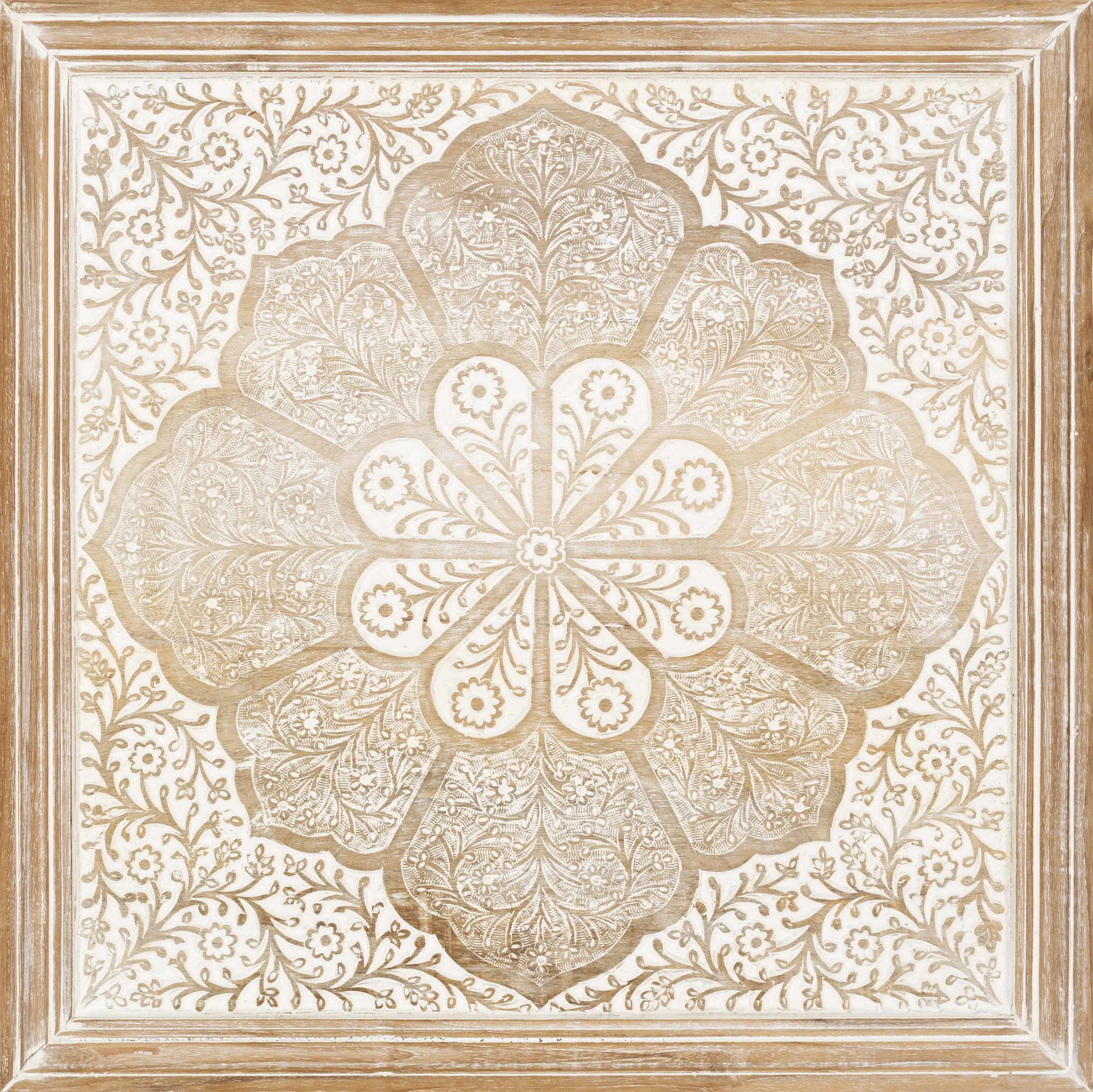 Solid Roslindale Wood-Frame Wall Art Piece - Smart
