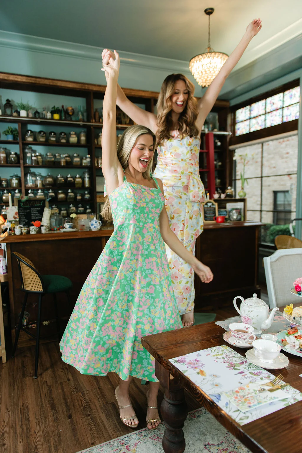Effective Shoshanna Majorelle Dress in Bright Mint Multi Specialty