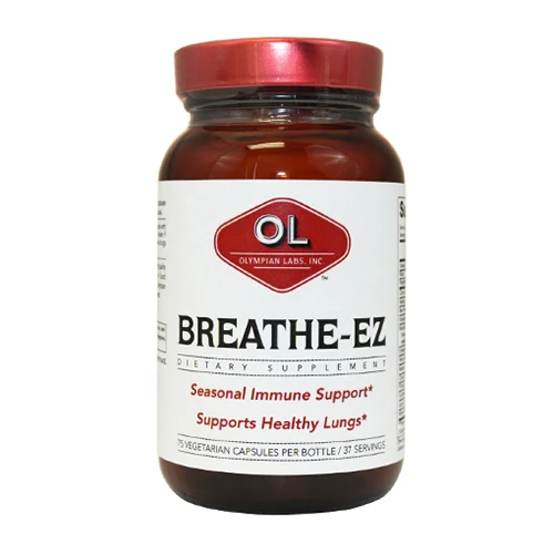 Genuine Olympian Labs Breathe-EZ Vegetarian Capsules 75 Ea Fast