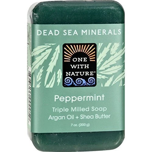 Original Design One With Nature Dead Sea Mineral Bar Soap Peppermint - 7 Oz Outstanding