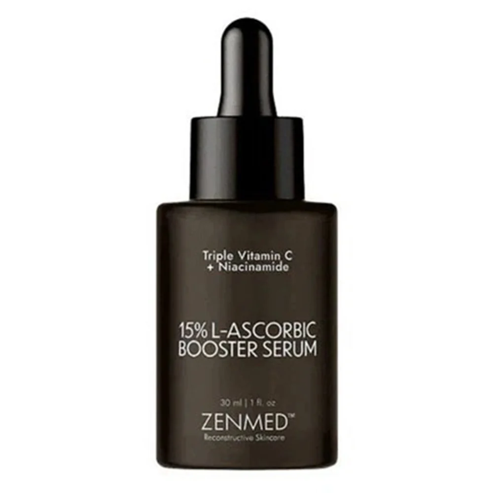 Eco-Friendly ZenMed 15 Percent L-Ascorbic Acid Booster Serum Vitamin C 1Oz 30ml Smart