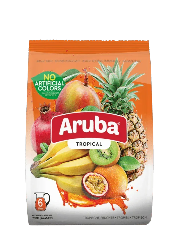 Stylish Instant tropical fruit powdered drink Reusable