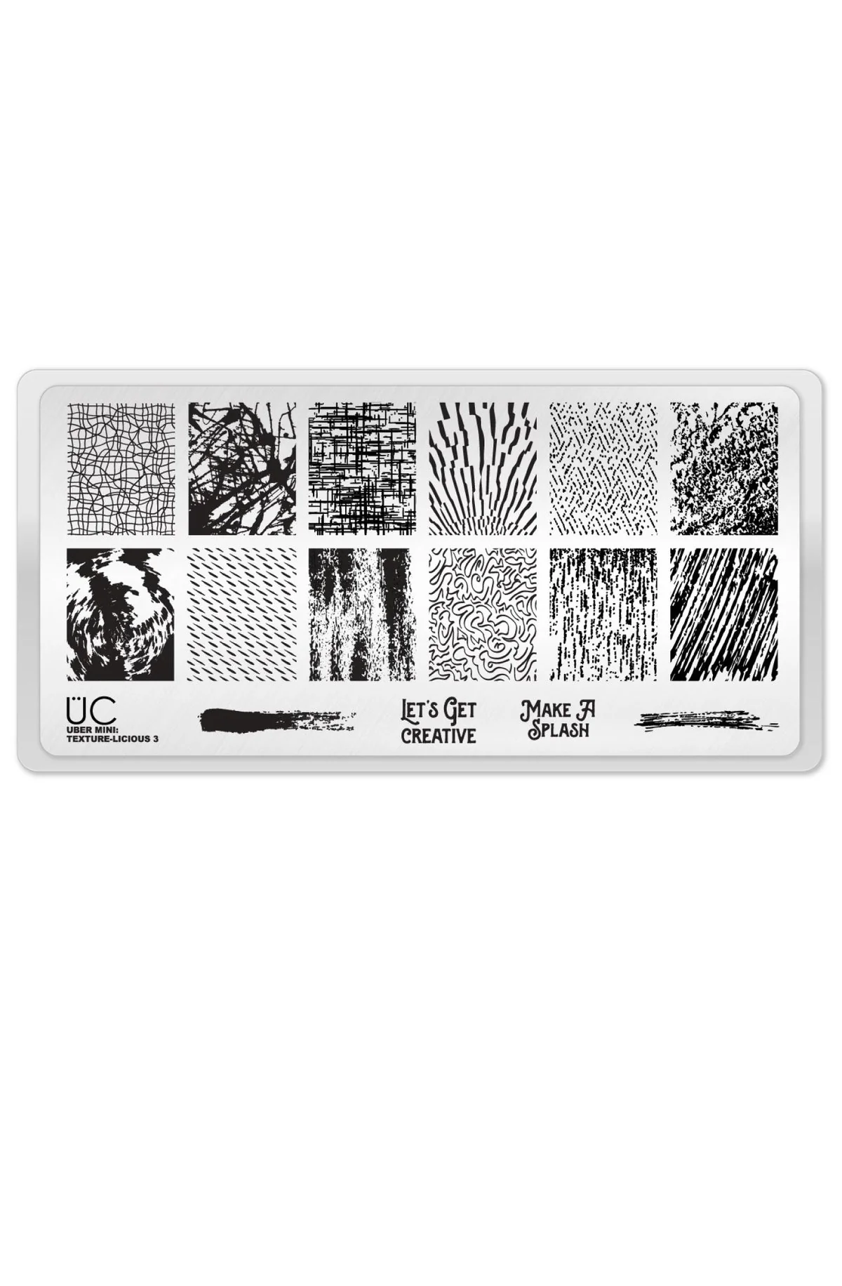 Practical Texture-licious 3 - Uber Chic Mini Stamping Plate Powerful