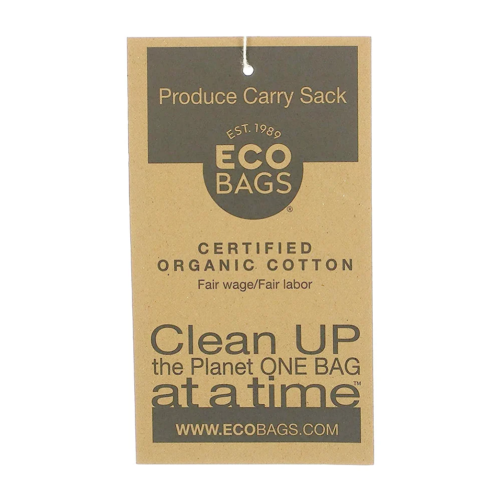 Sophisticated Eco bags Products Net Sack Produce Bag Organic Cotton 1 Ea Crafted