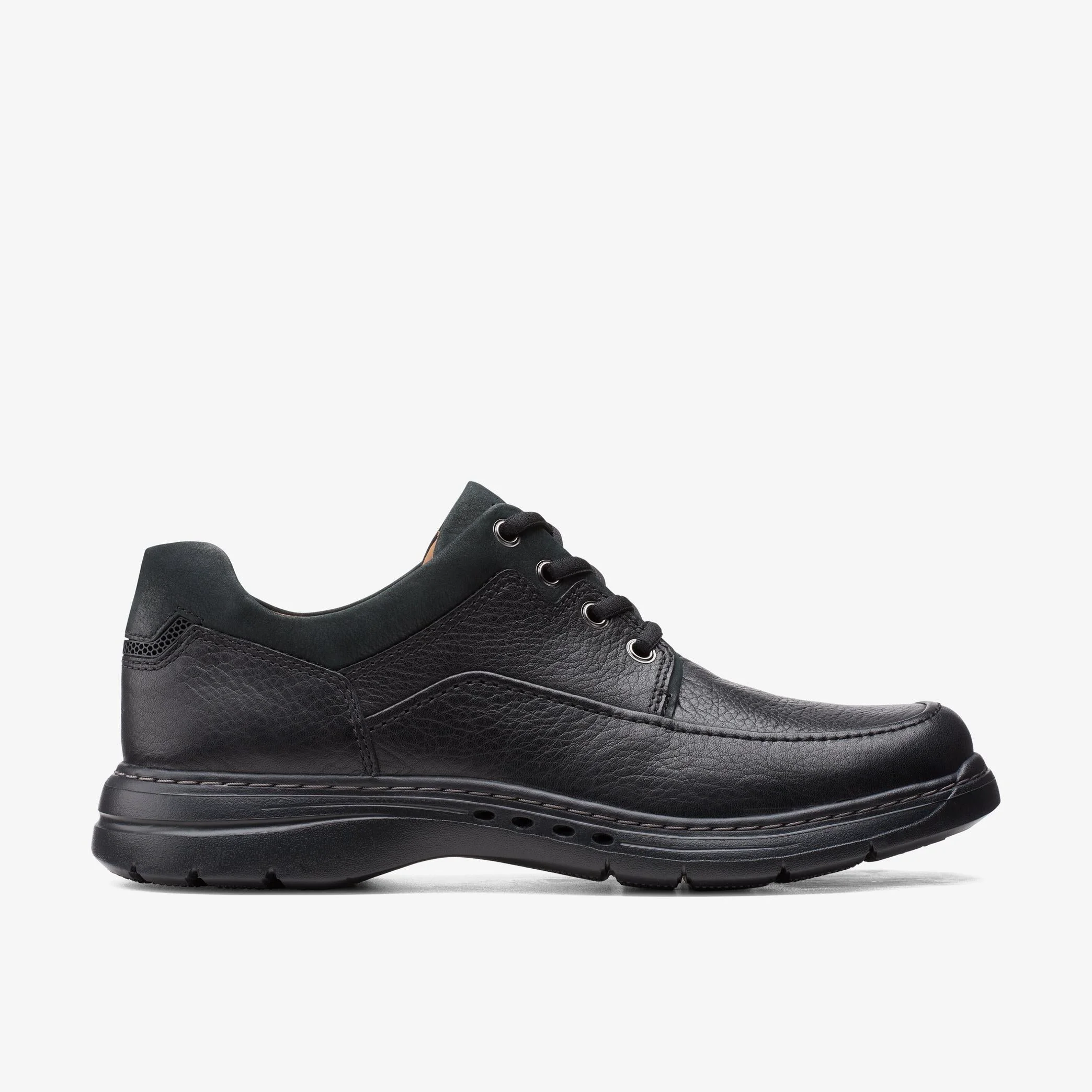 Original Design Mens Clarks Un Brawley Lace - Black Leather Fast