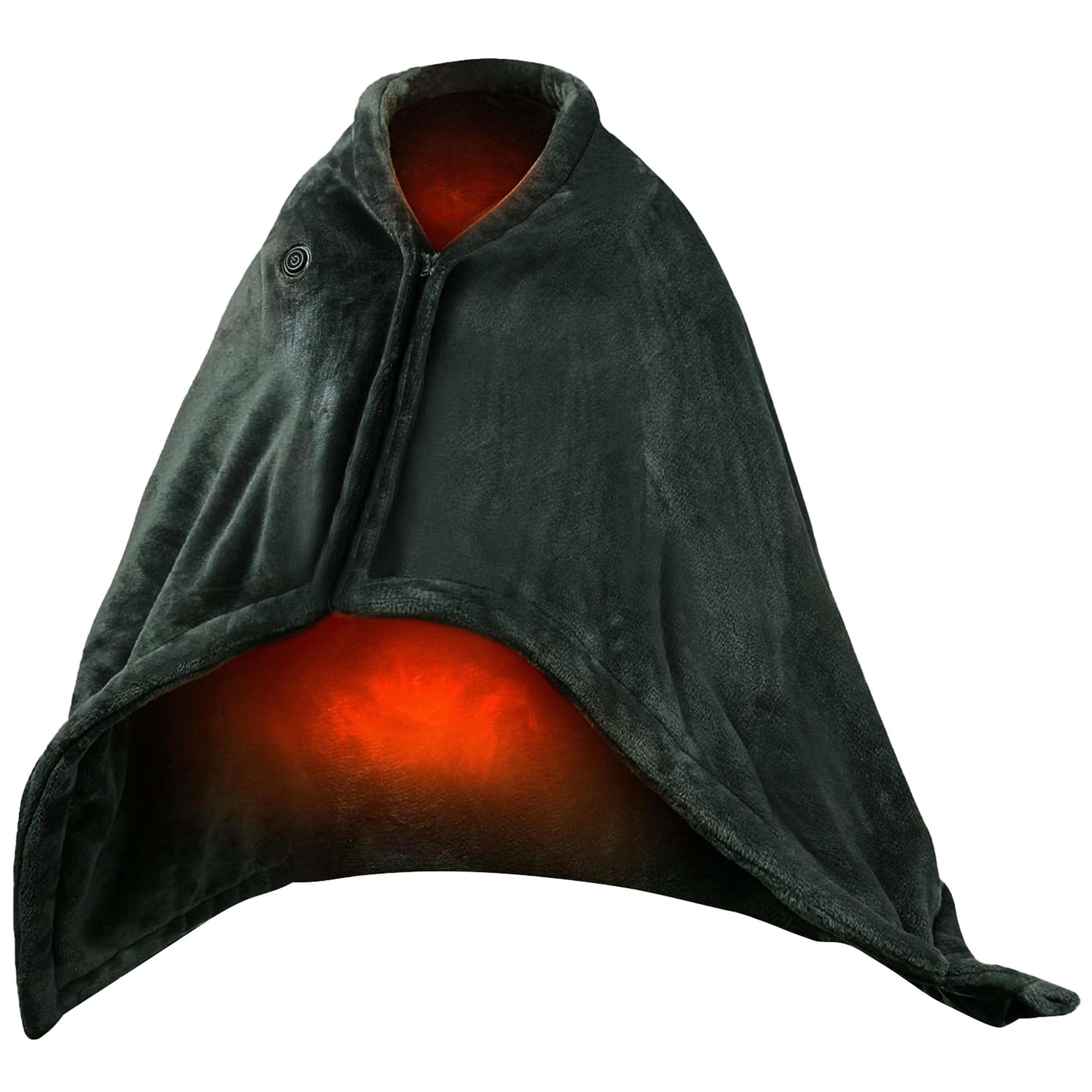 Easy-to-Use Fresh Fab Finds USB Heated Blanket Electric Heated Blanket Heated Poncho Shawl Wrap Throw with Zipper Washable for Home Office 59 31in Healthy