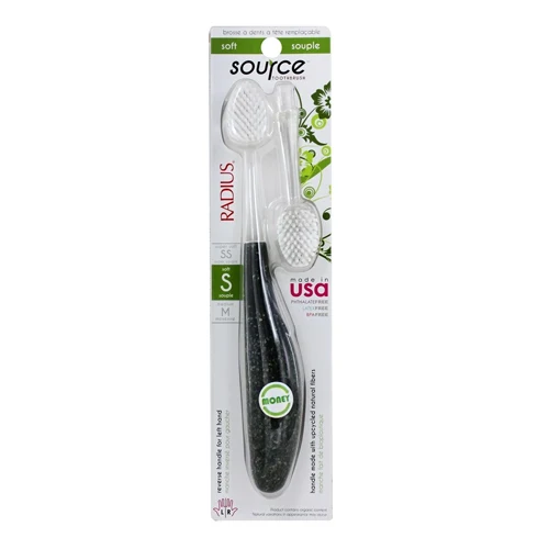 Practical Radius Source Toothbrush Bristles Super Soft 1 Kit Eco-Friendly