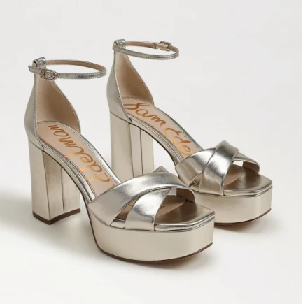 Selected Sam Edelman Jullian Platform Heel in Jute Leather Fine