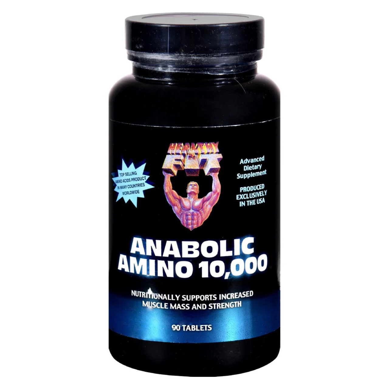 Relaxed Healthy N Fit Anabolic Amino 10000 Tablets 90 Ea Original