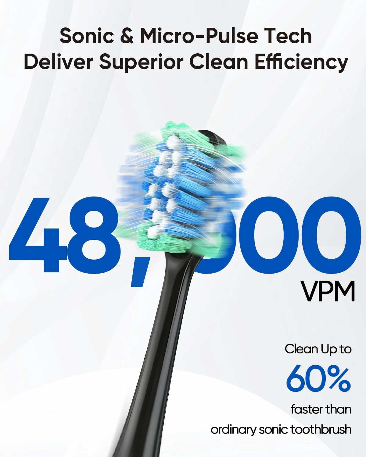 Refined MySmile UC605 Electric Toothbrush for Adults Black Consistent