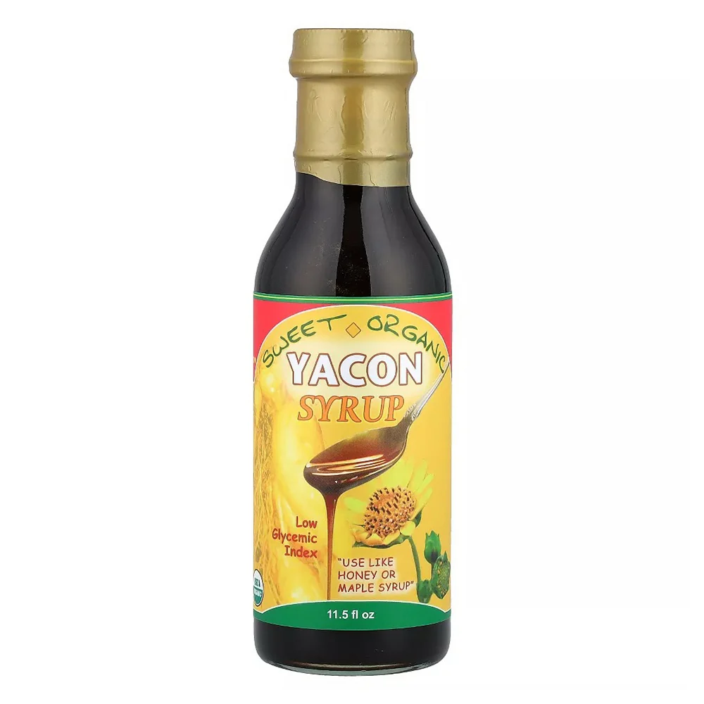 Unique Yacon Syrup Sweet and Organic Digestive Health and Natural Sweetener Supplement 11.5Oz Healthy
