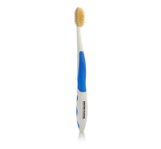 Carefully Designed Doctor Plotkas Mouthwatchers Antimicrobial Floss Bristle Silver Toothbrush 1 Ea Comfortable