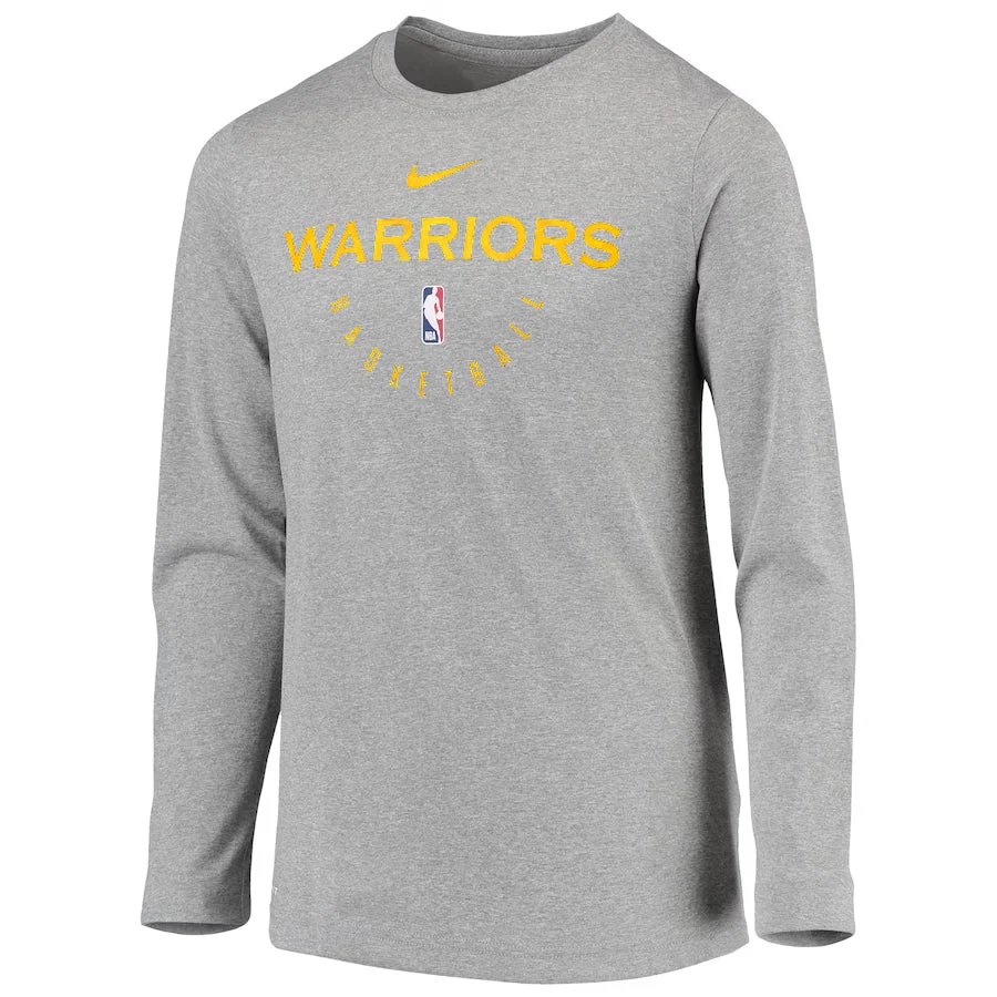 Detailed Nike Men's NBA Golden State Warriors Essential Long Sleeve Tee High-Quality