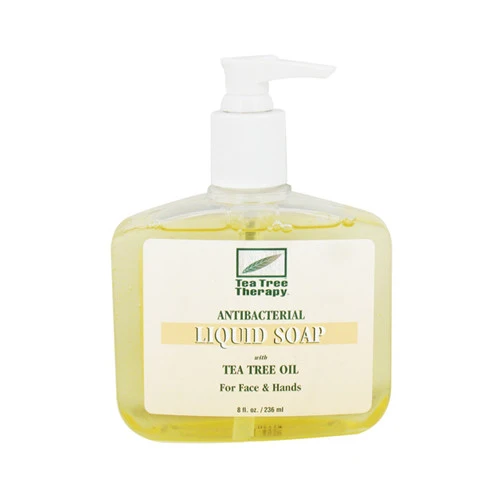 Elegant Tea Tree Therapy Antibacterial Liquid Soap For Face And Hands - 8 Oz Eco-Friendly