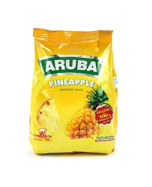 Smooth Instant pineapple flavored powdered drink First-Class