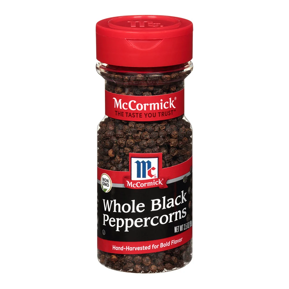 Smart Mc Cormick Black Pepper Whole 3.5 Oz Responsible
